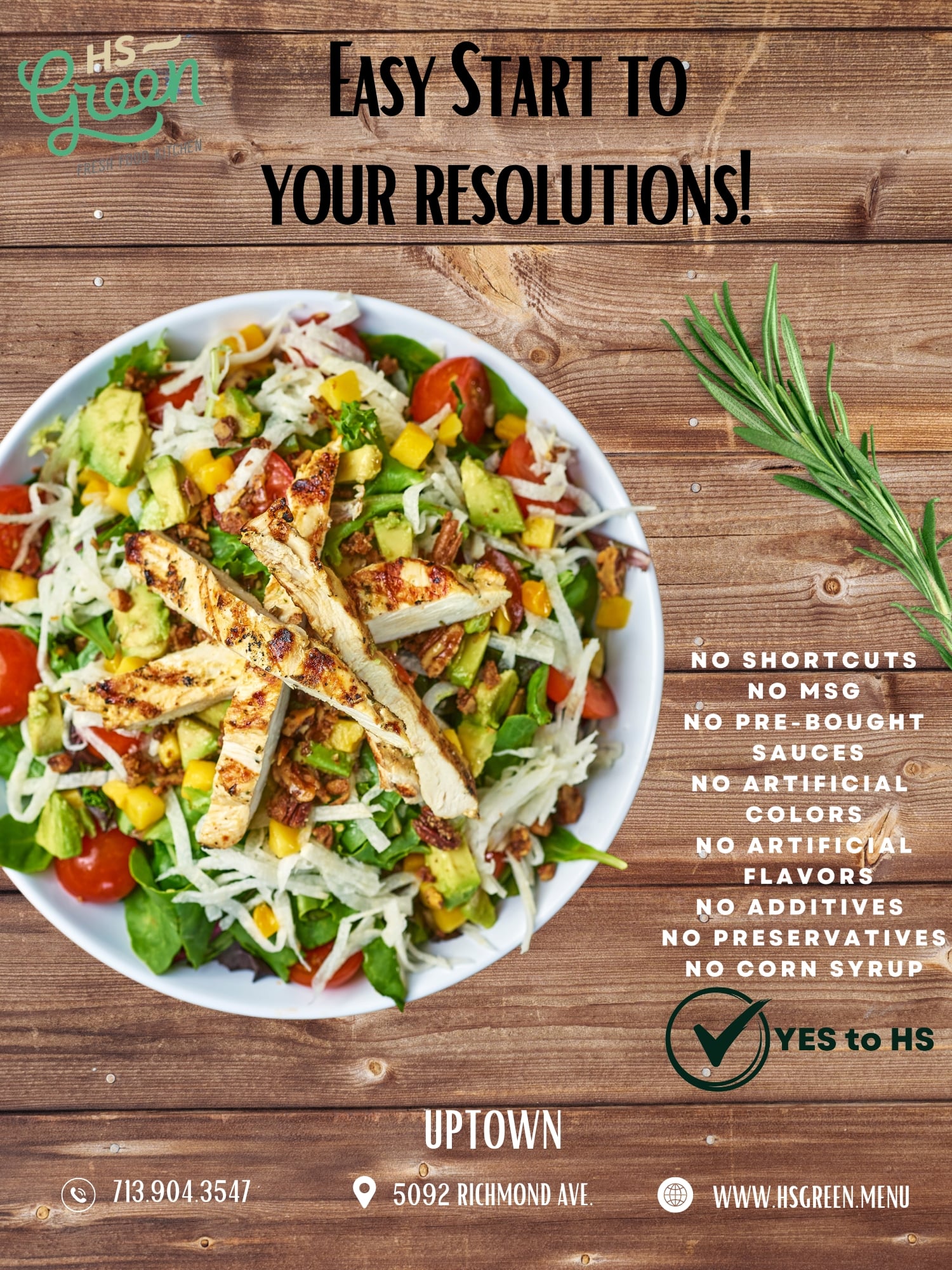 HS Green - Catering in Houston, Texas