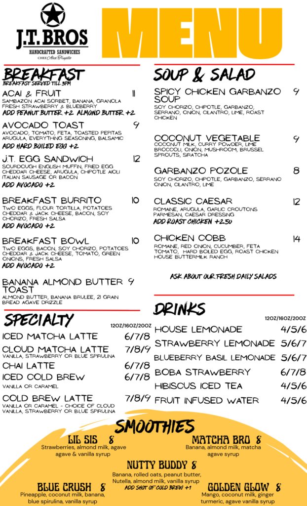 J.T. Bros Sandwich Company - photo 2