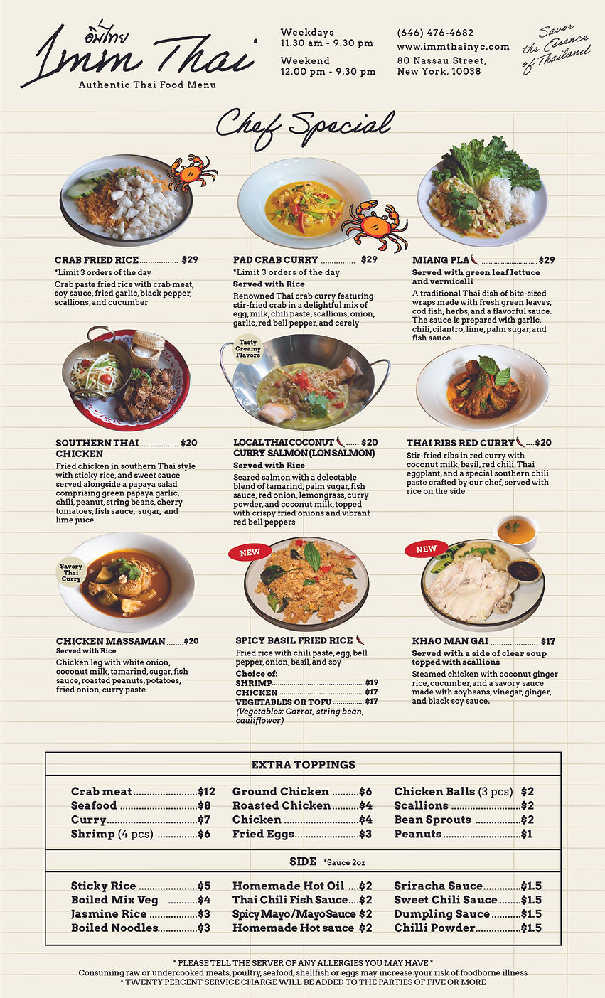 Imm Thai NYC - Catering in New York, New York