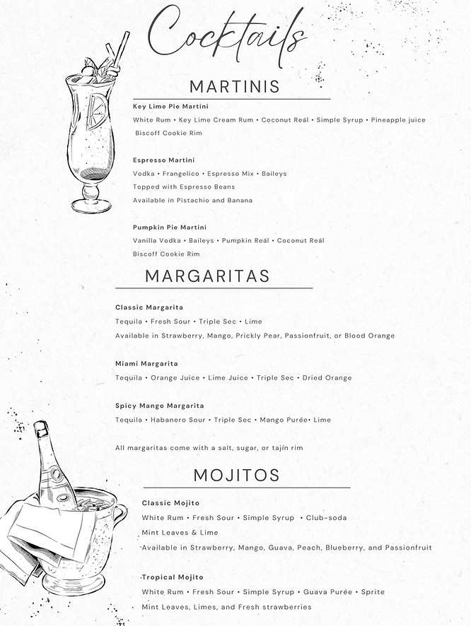 Sips and Dips Mobile Bar - Catering in Plantation, Florida