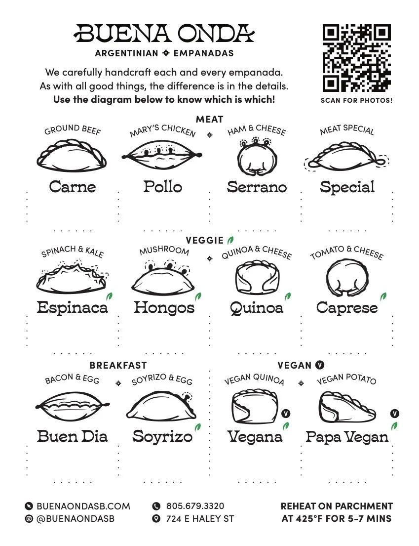 Buena Onda Empanadas | Restaurant • Catering • Events - Catering in Santa Barbara, California