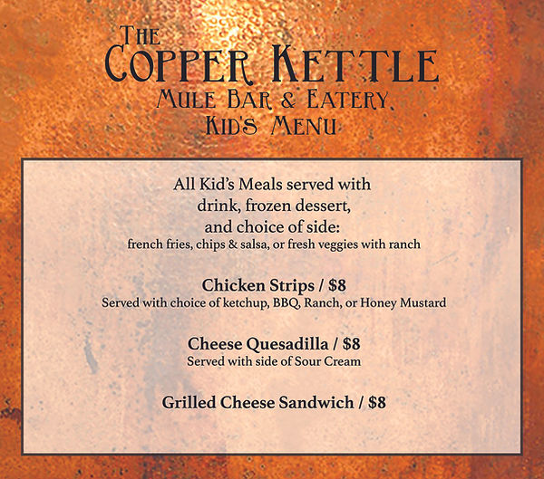 The Copper Kettle Mule Bar and Eatery - Catering in Lincoln, Nebraska
