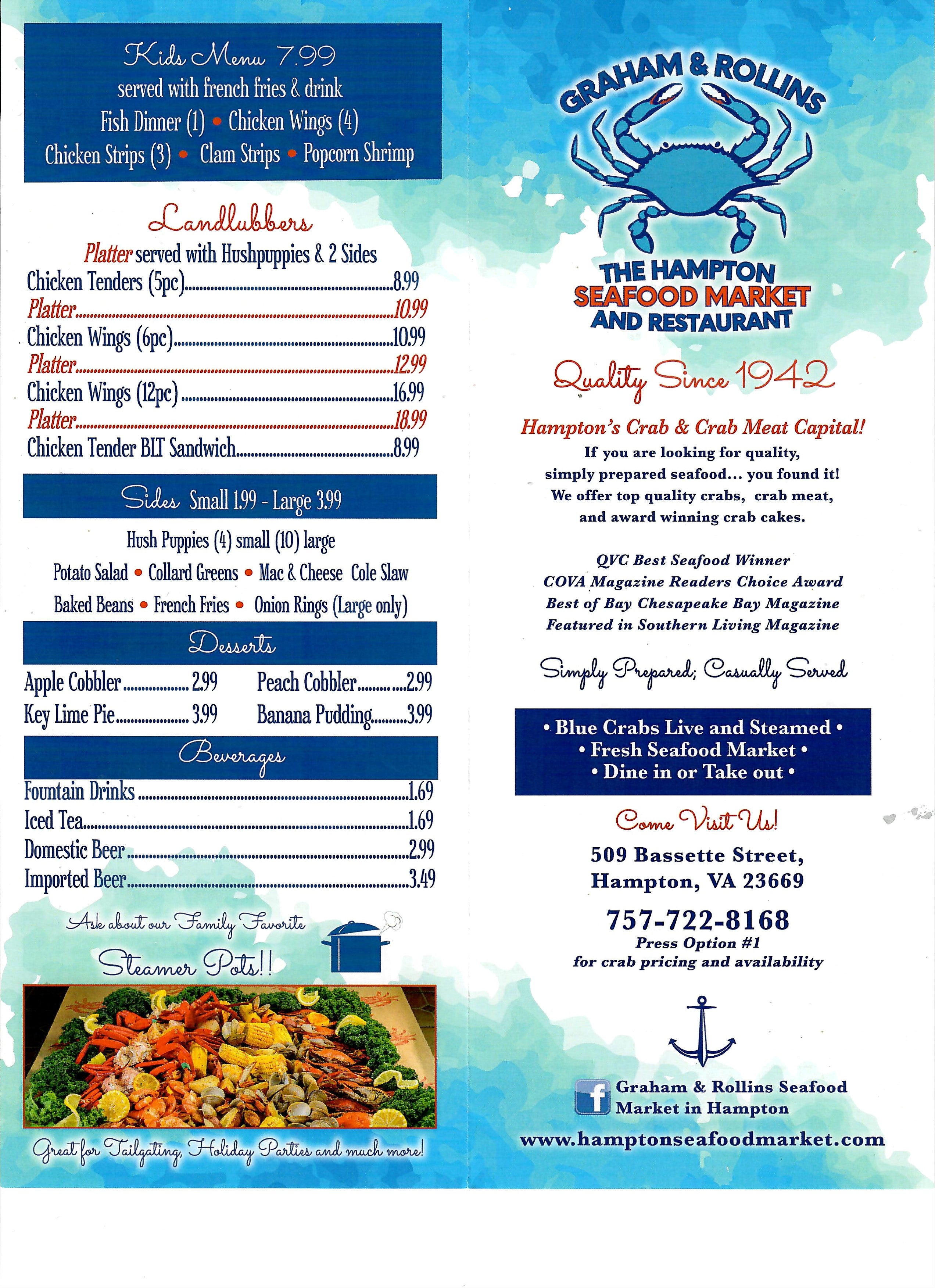 Graham & Rollins Hampton Seafood Market - Catering in Hampton, Virginia