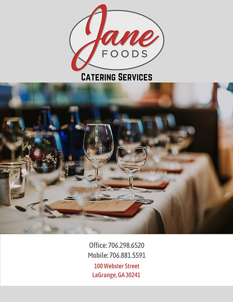 Jane Foods Inc. - Catering in LaGrange, Georgia