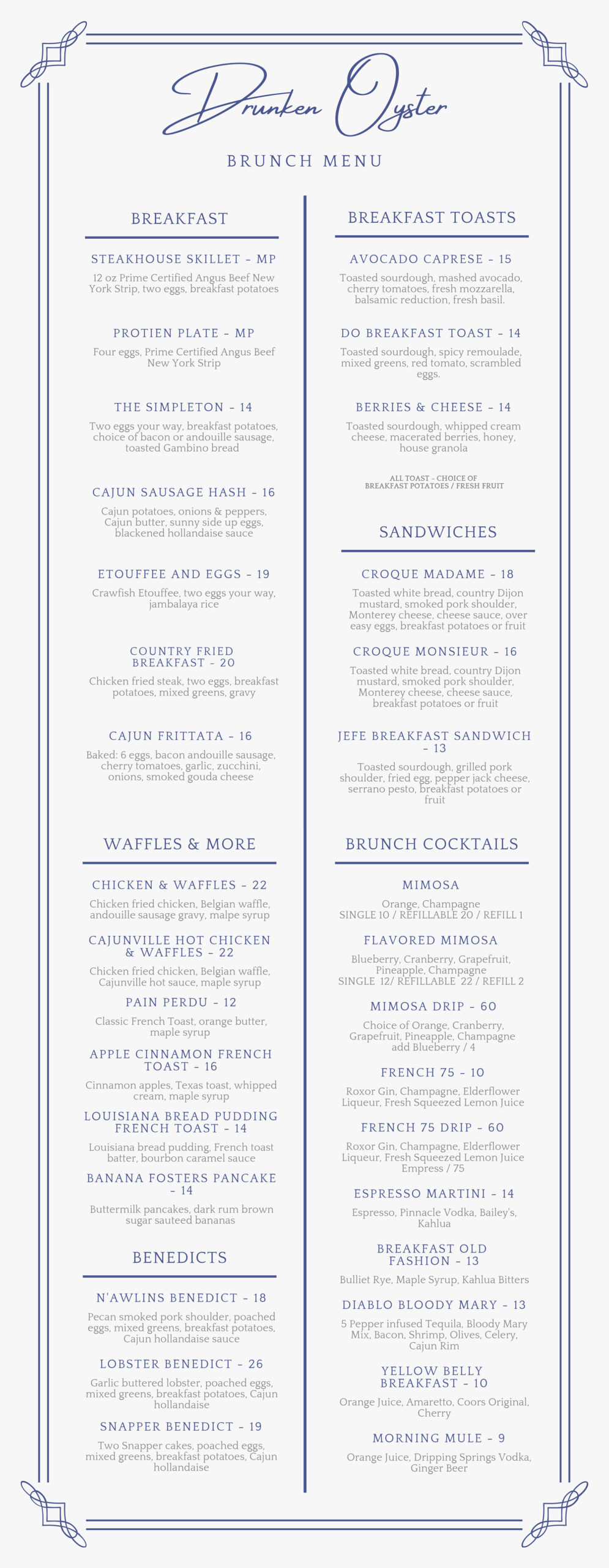 Drunken Oyster - Catering in Amarillo, Texas