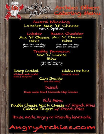 Angry Archies - Catering in Jersey City, New Jersey