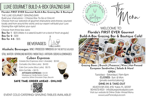 Luxe Picnics by Les : The Boutique - Catering in Yulee, Florida