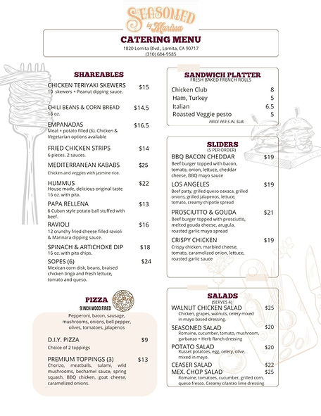 Seasoned by Marissa - Catering in Lomita, California