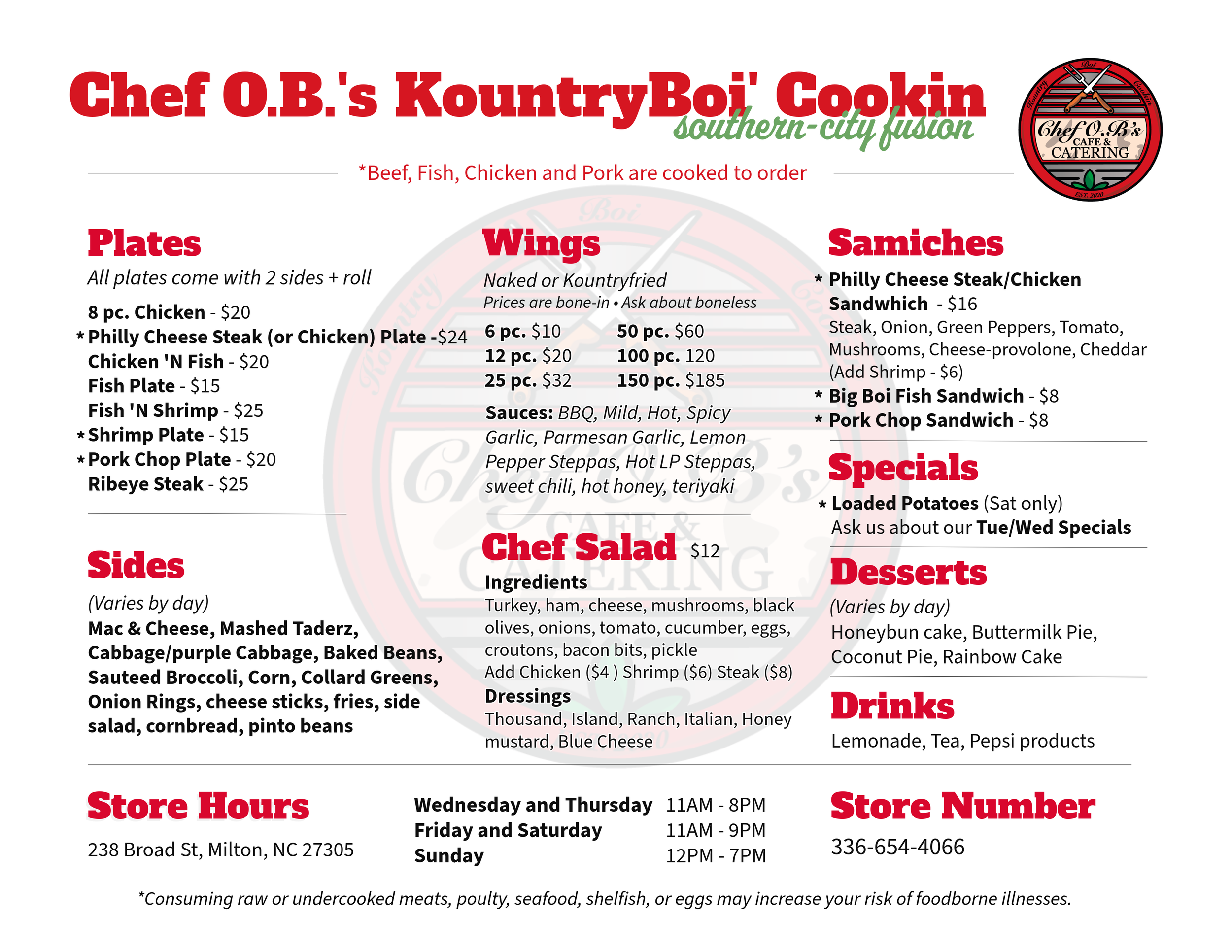 Chef O.B's KountryBoi' Cookin Cafe & Catering - photo 3
