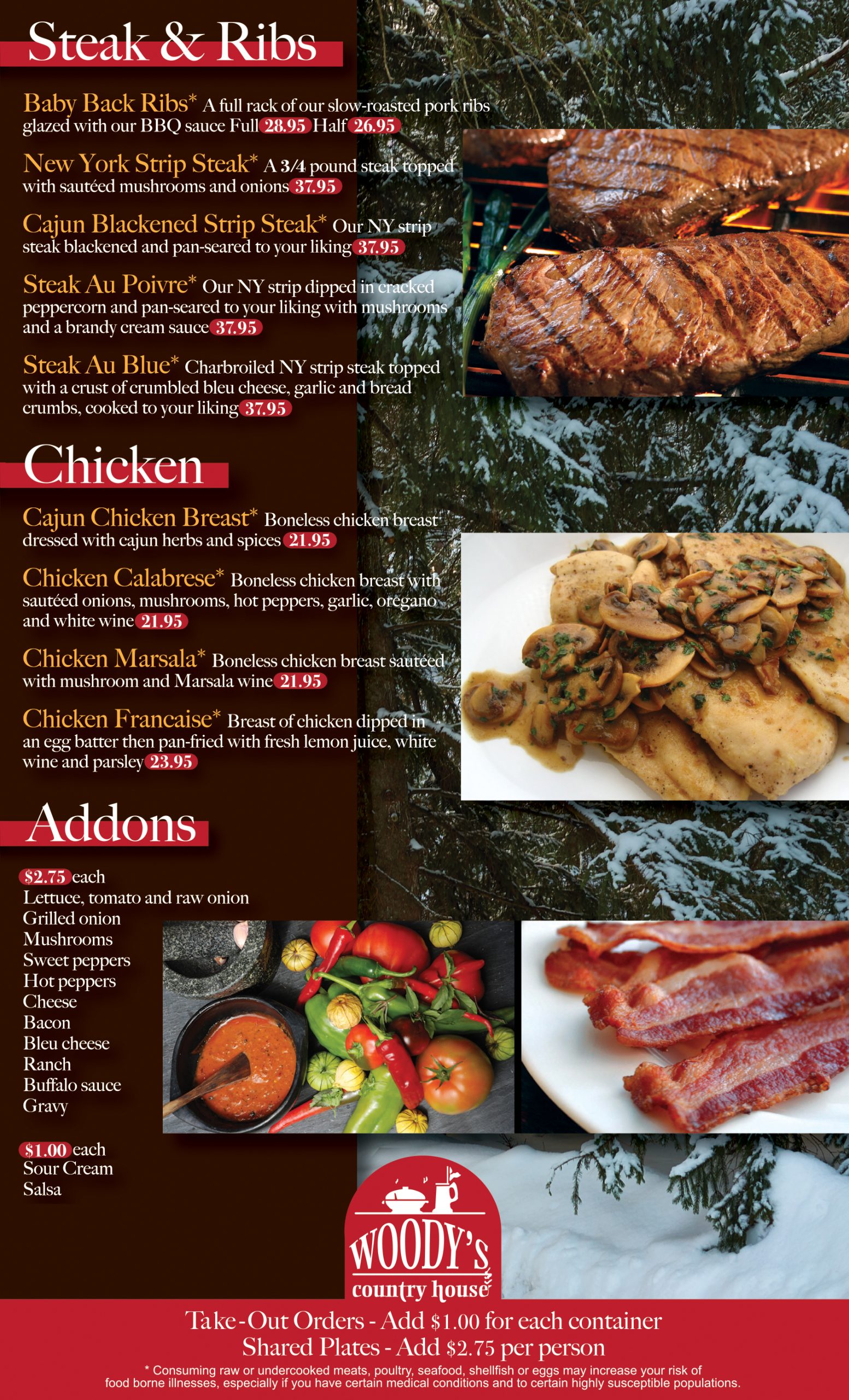 Woody's Country House - Catering in Blakeslee, Pennsylvania